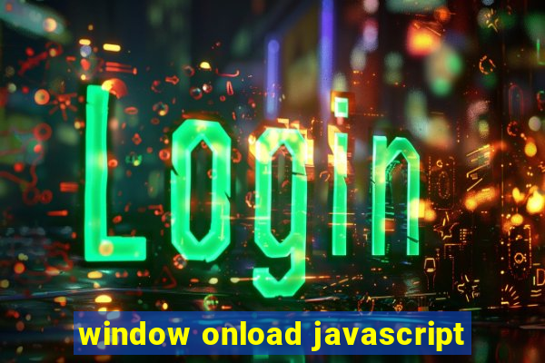 window onload javascript