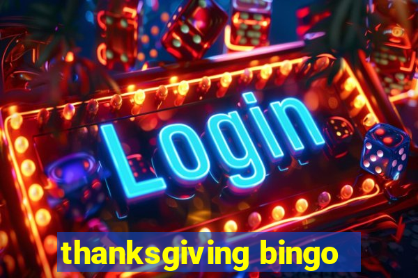 thanksgiving bingo