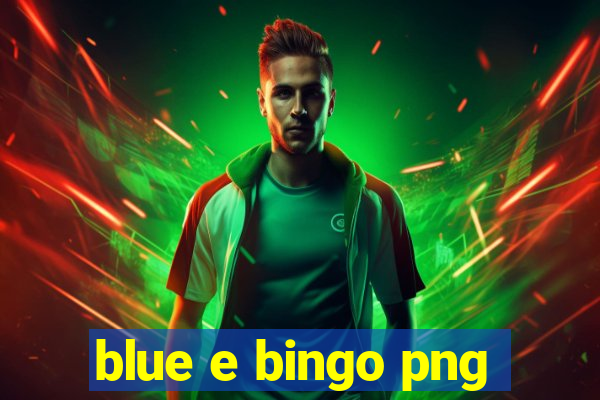 blue e bingo png