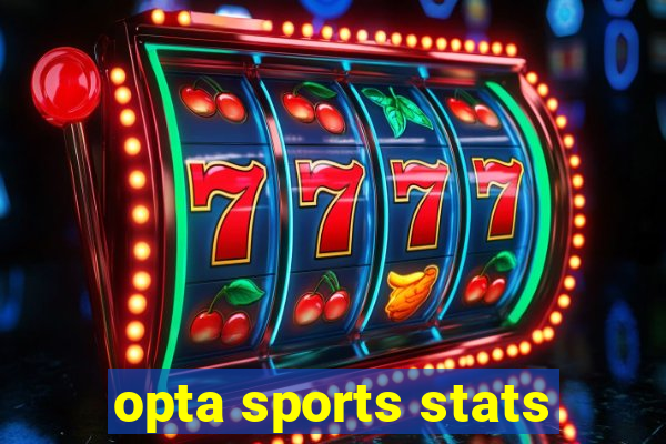 opta sports stats