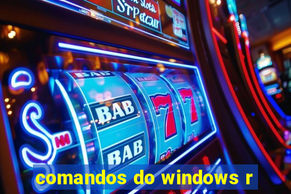 comandos do windows r