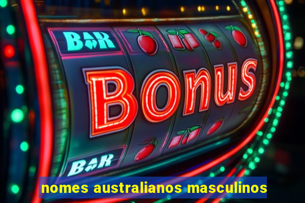 nomes australianos masculinos